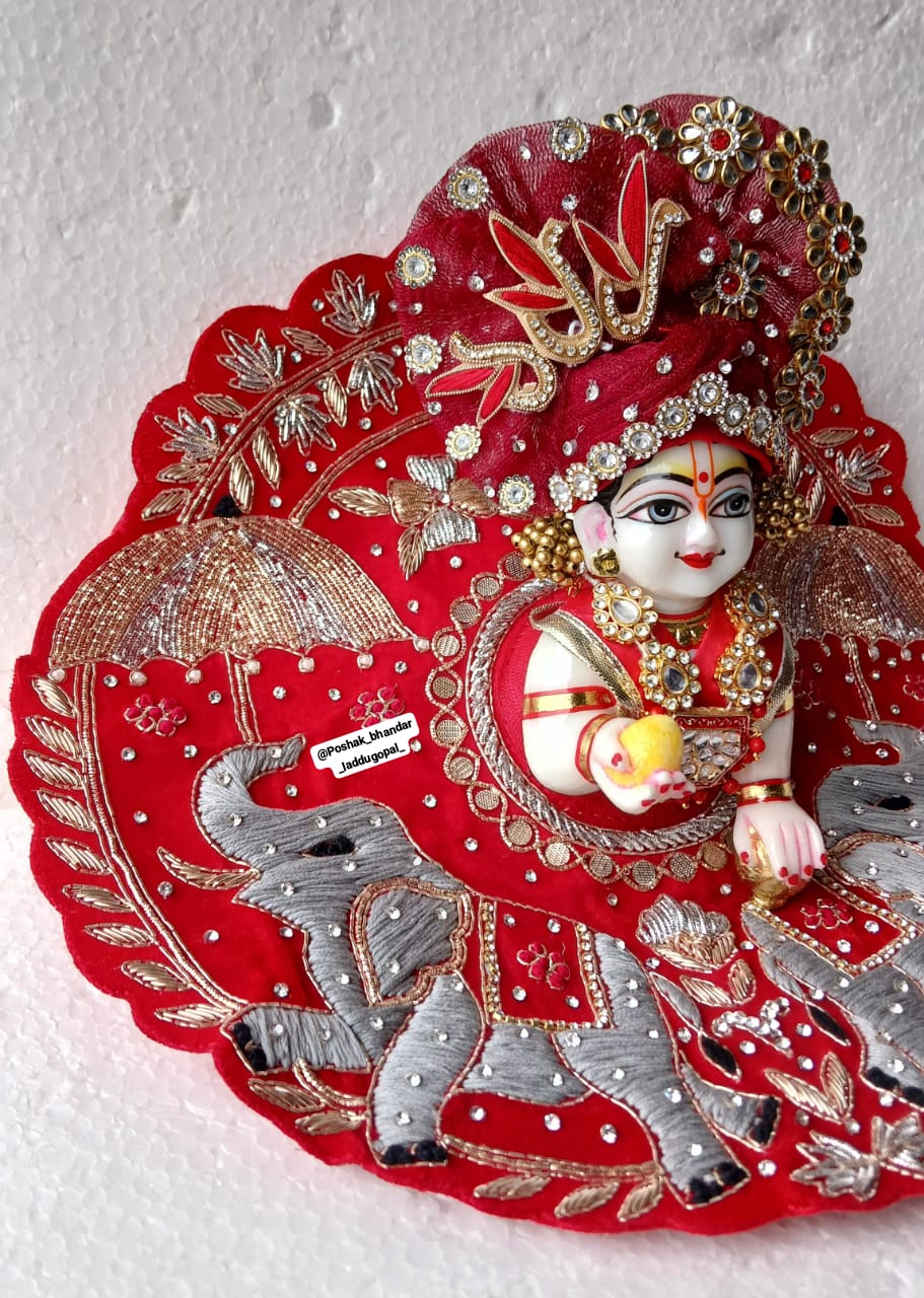 Royal look dress ( Janmashtami special )