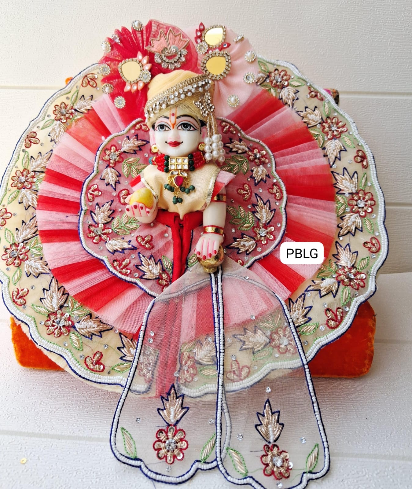 Heavy unique colour poshak