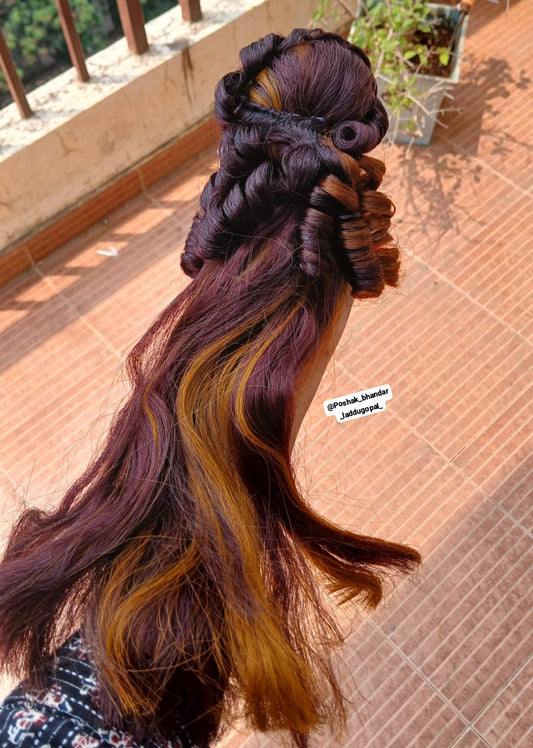 Highlighted high quality hair