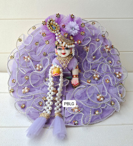 Lavender ruffle poshak