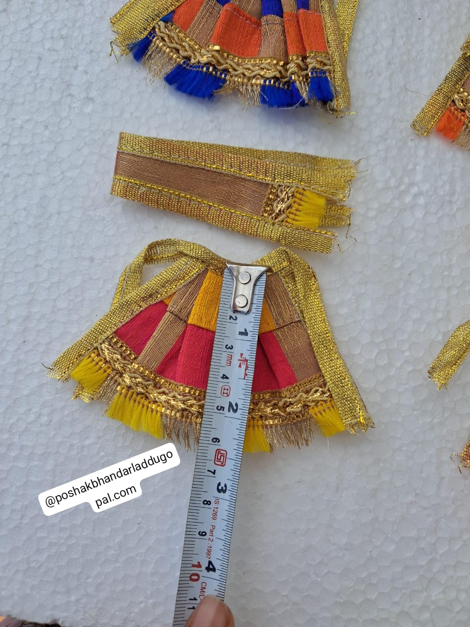 Lehnga patka ( 2.5 inch )