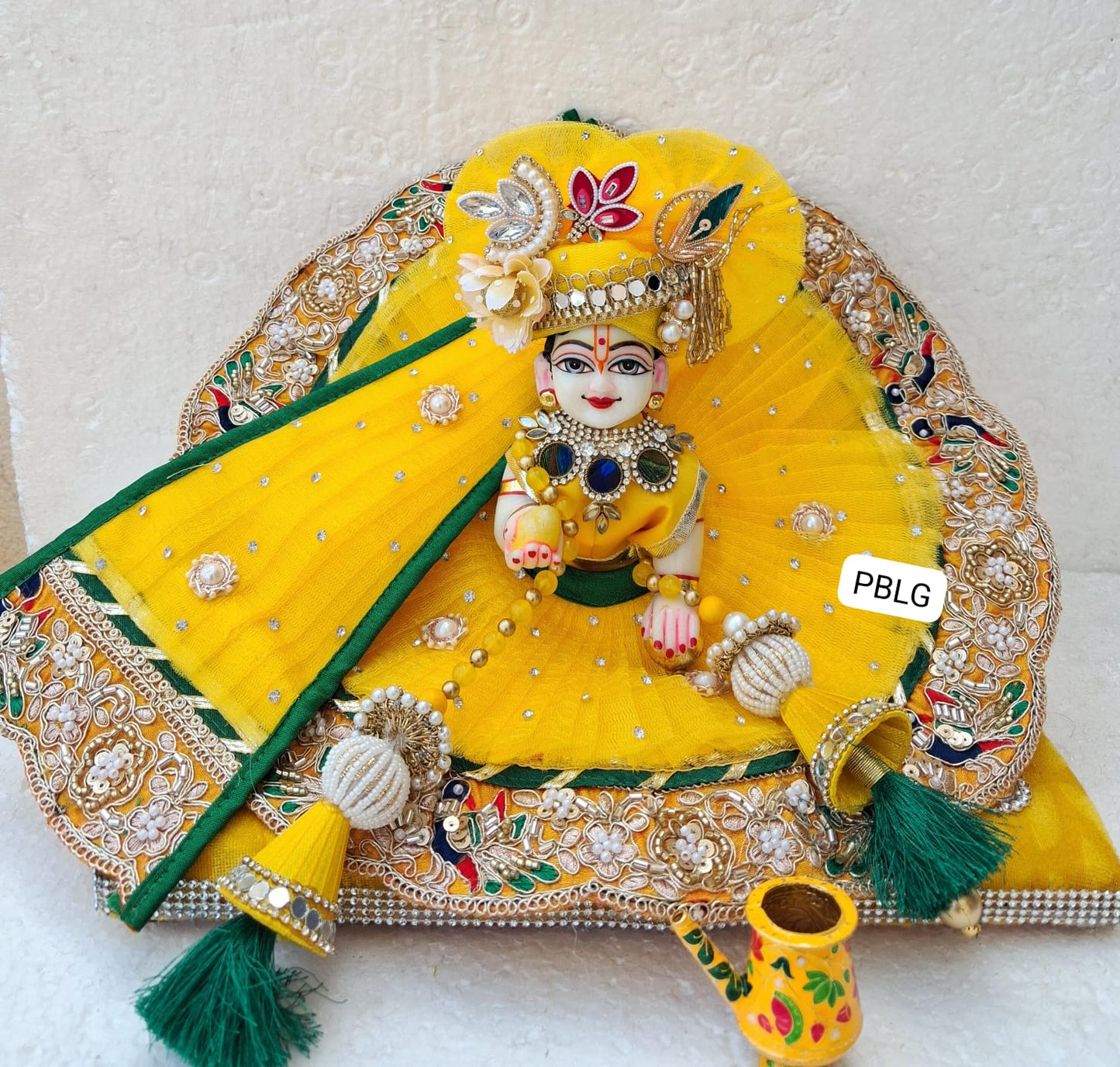 Pitamber heavy dress with pagdi and patka