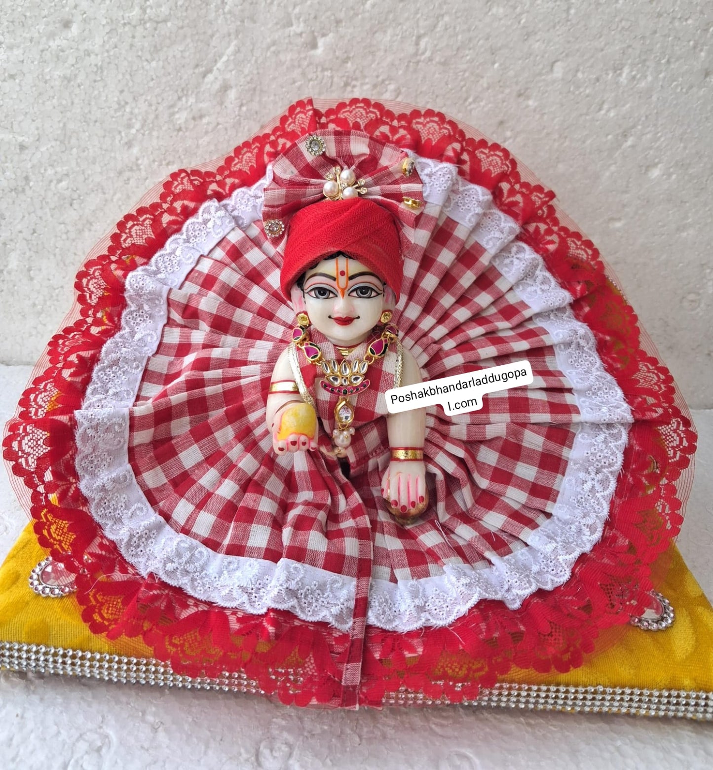 Fancy Cotton dress with pagdi