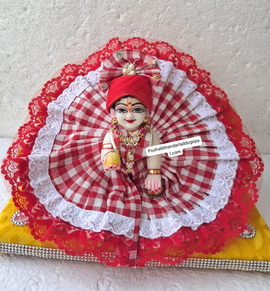 Fancy Cotton dress with pagdi