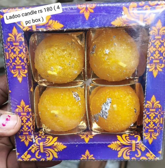 Ladoo candle ( 4 pc set )