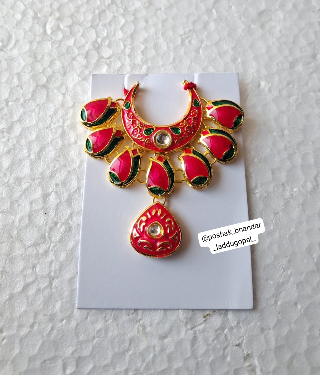 Heavy Meenakari necklace