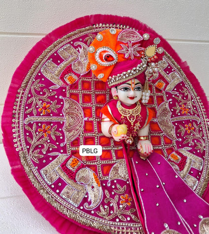 Royal pure zari work handwork poshak 0 to 7 size