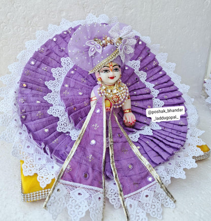 Fancy cotton fabric dress with pagdi and patka 3 to 7 no