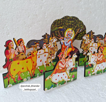 Kanha ji with cow
