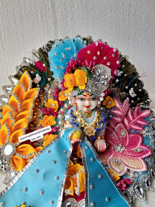 Heavy festive special dress with pagdi and patka