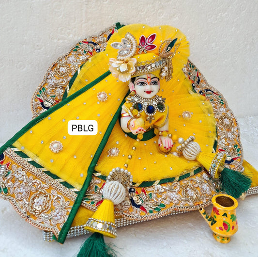 Pitamber heavy dress with pagdi and patka
