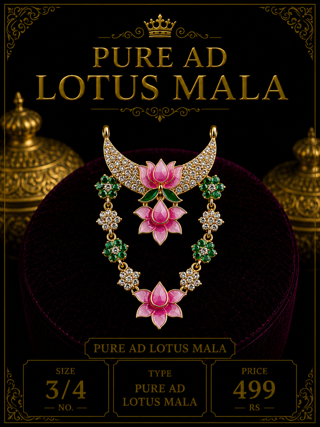 Pure ad lotus choker