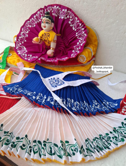 Hand painted cotton dress ( premium quality )