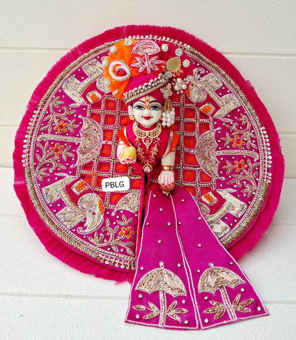 Royal pure zari work handwork poshak 0 to 7 size