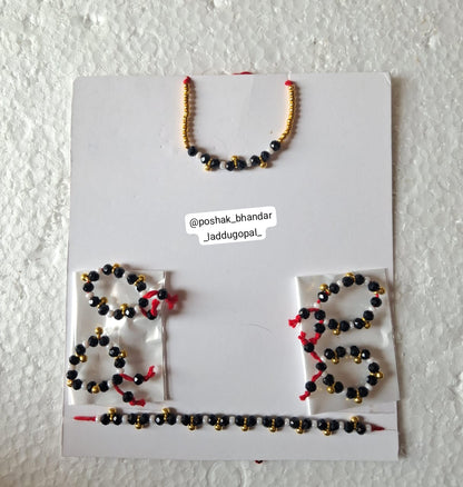 Crystal stone nazariya set
