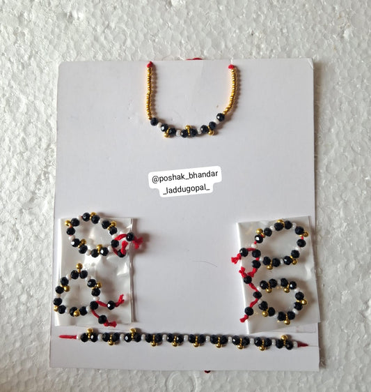 Crystal stone nazariya set