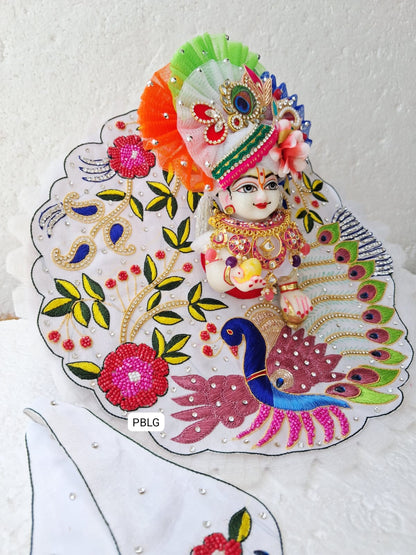 Peacock 🦚 handwork dress with pagdi and patka Janmashtami special