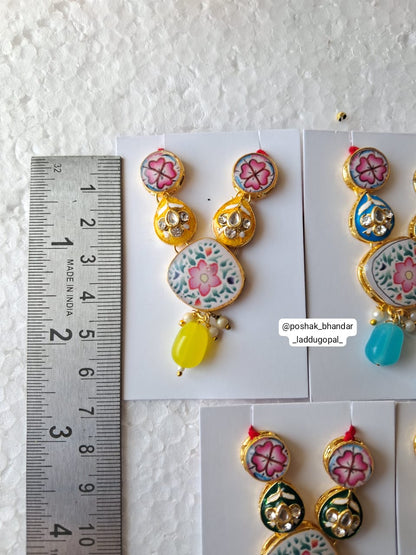 Handpainted Meenakari mala