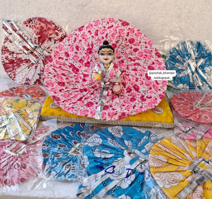 Cotton poshak ( random colour and design )
