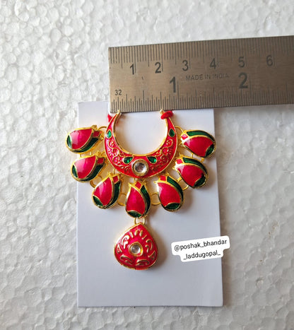 Heavy Meenakari necklace