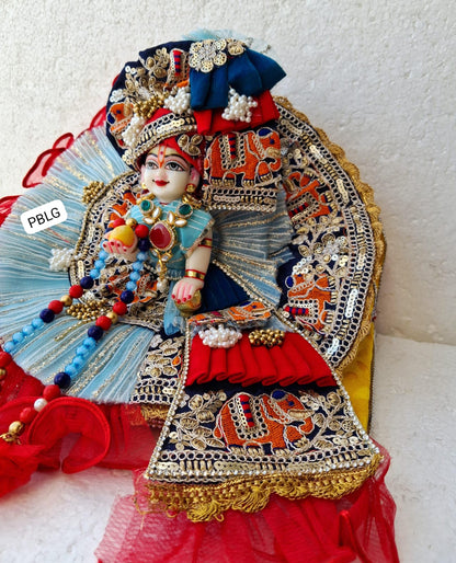 Elephant look heavy dress with heavy pagdi