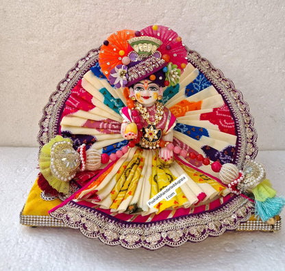 Rang rasiya poshak with pagdi and patka