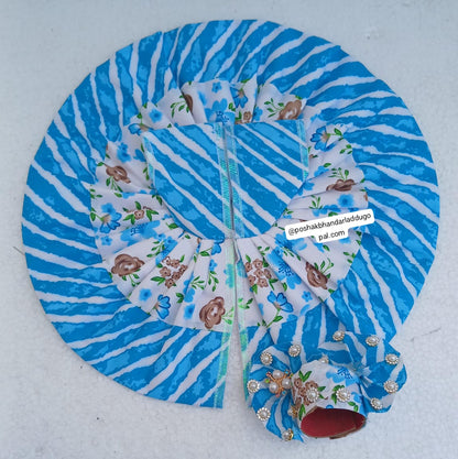 Cotton dress with pagdi