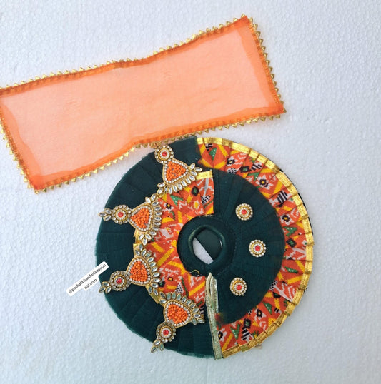 3/4 no. Dress with duppata