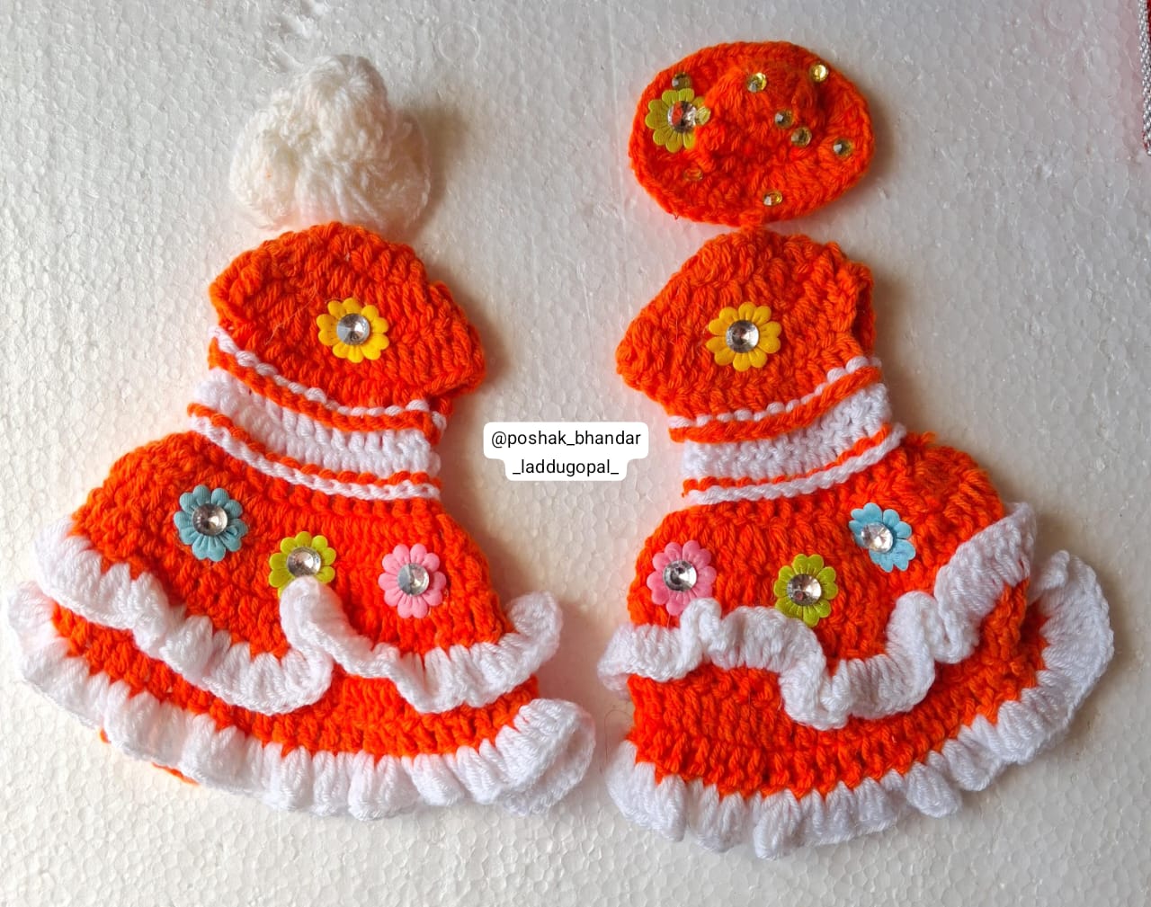 5 inch radhakrishna dress