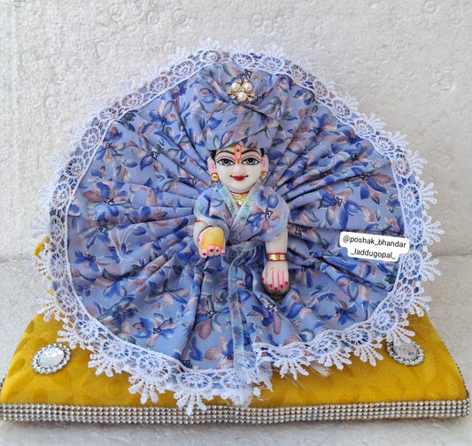 Cotton dress with pagdi