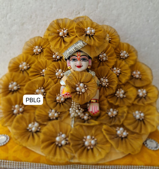 Golden dress with pagdi