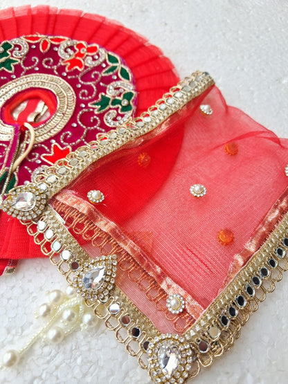 3/4 no. Heavy handwork dress with heavy duppata