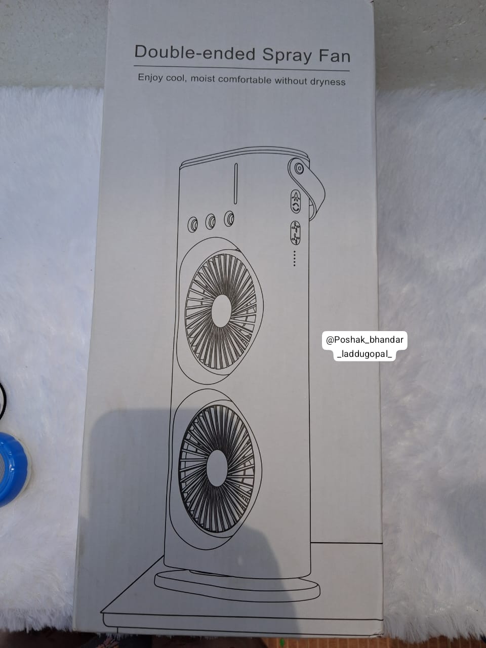 Double decker spray fan