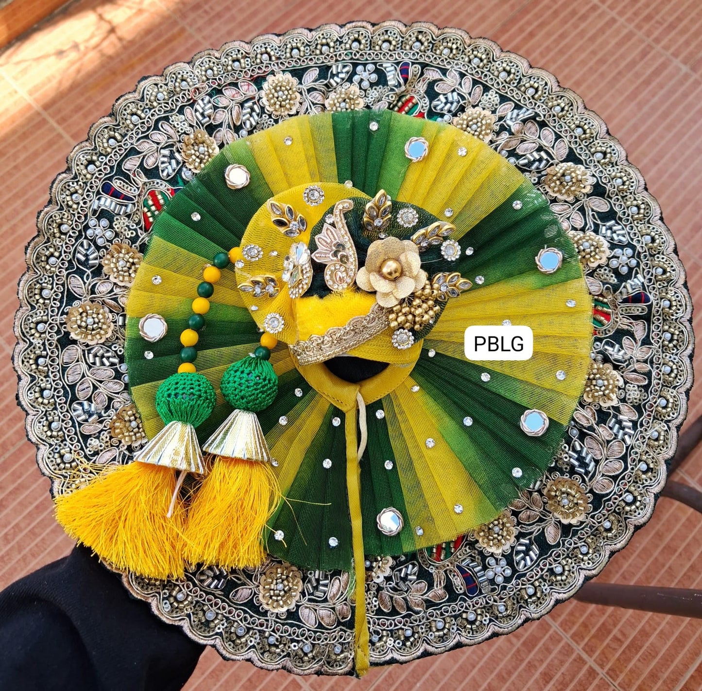 Sawan special dress with pagdi and patka