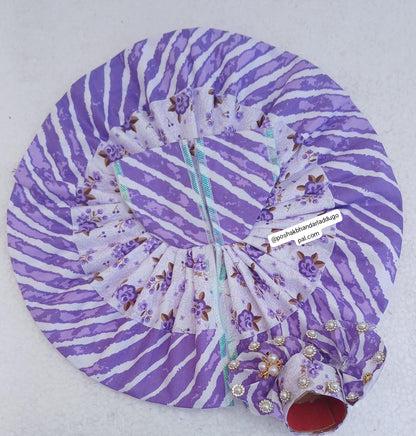 Cotton dress with pagdi