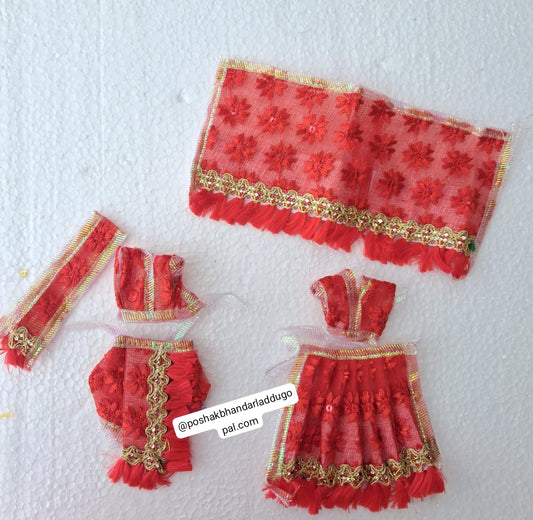 3 inch radhakrishna dress