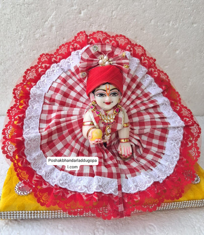 Fancy Cotton dress with pagdi
