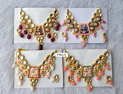 Heavy choker + earing
