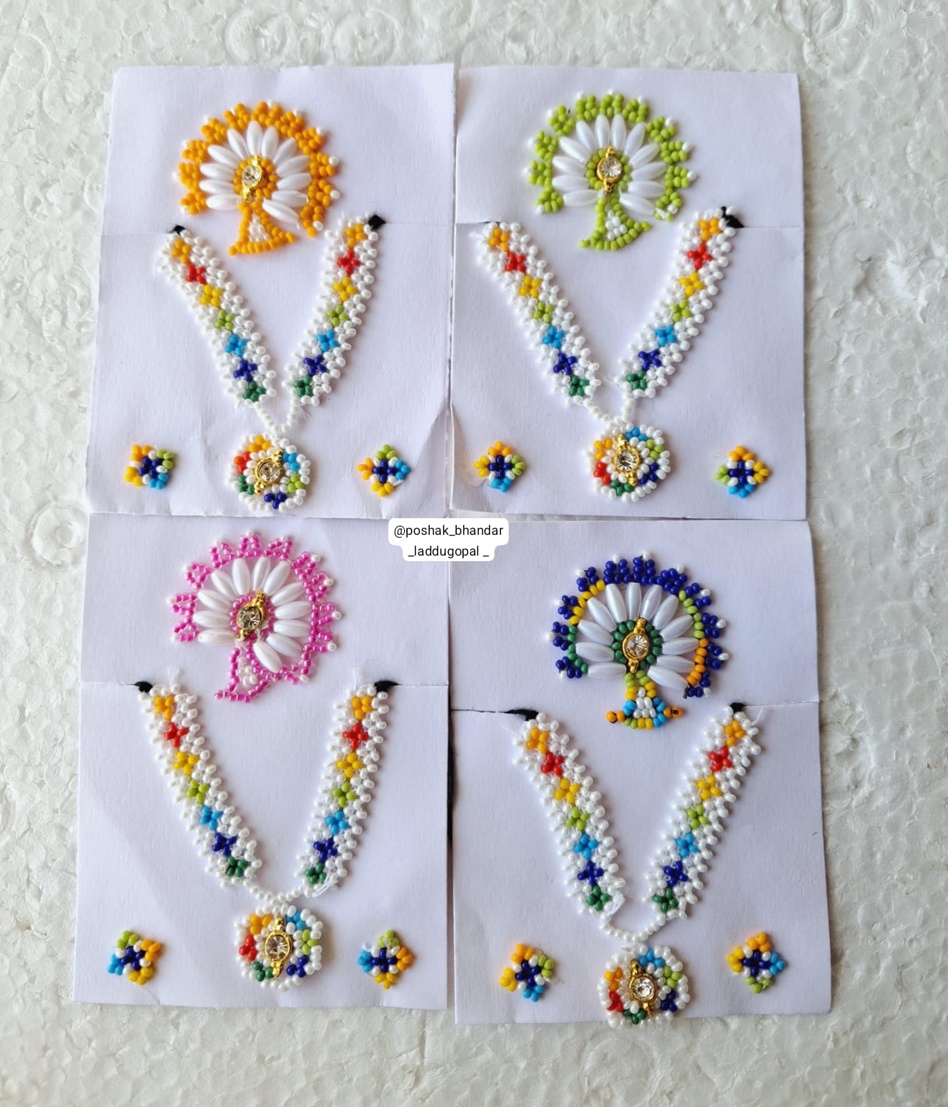 Multicolored mala set