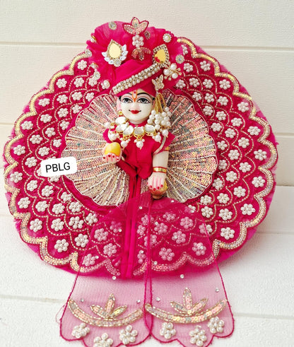 Heavy handwork dress with pagdi and patka