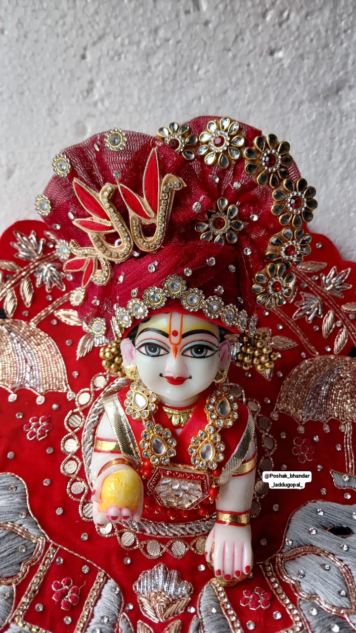 Royal look dress ( Janmashtami special )