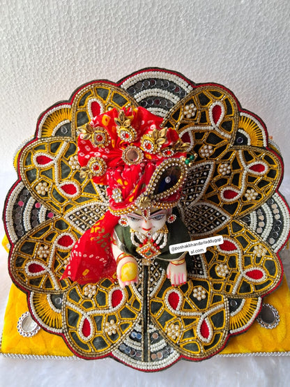 Heavy handwork dress with pagdi