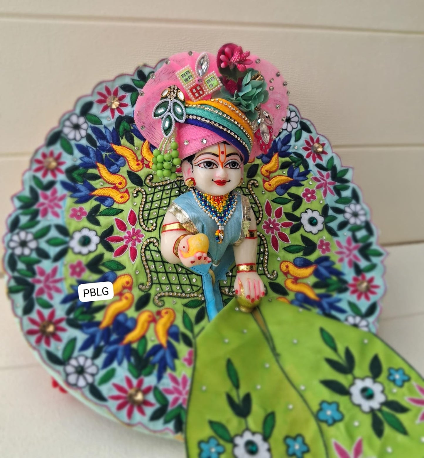 Premium handwork dress with heavy pagdi and patka