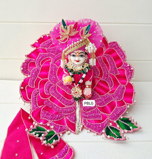 Pure handwork rose flower poshak 2/6/7 no.