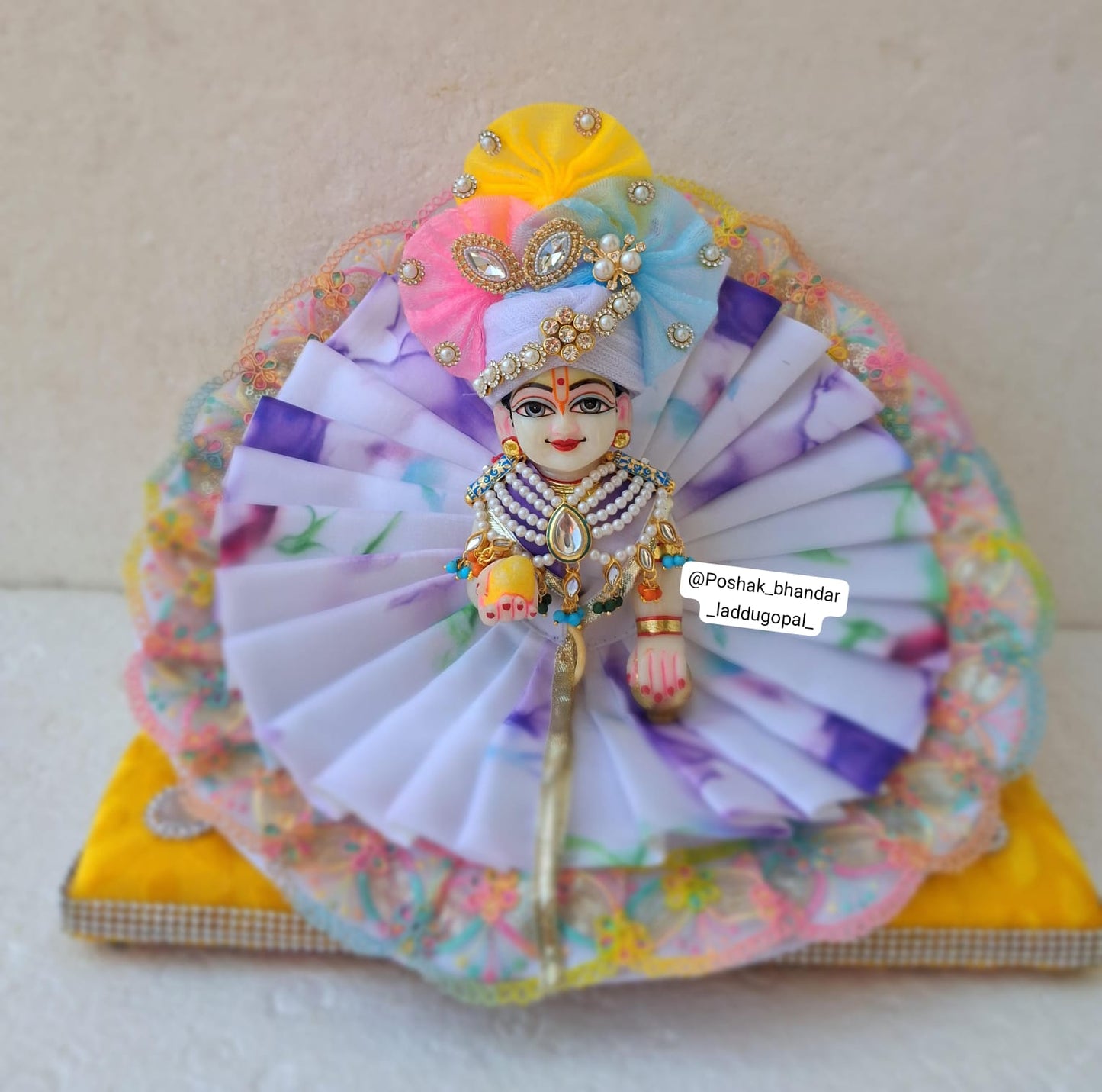 Rang barse dress with pagdi