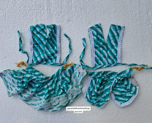 3 inch radhakrishna dress