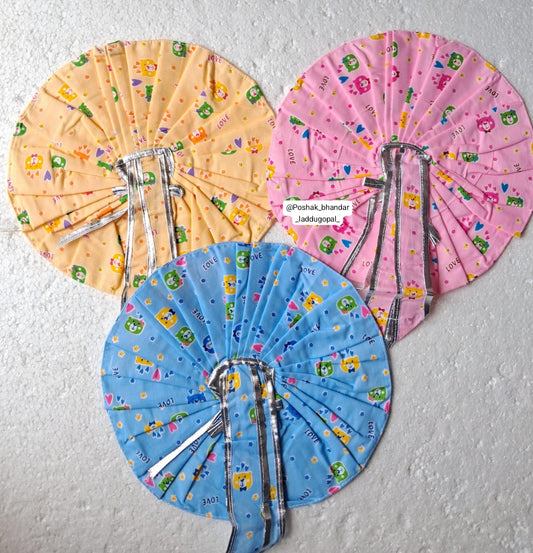 5 no. Baby print dress cotton