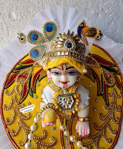 Heavy handwork dress with heavy pagdi