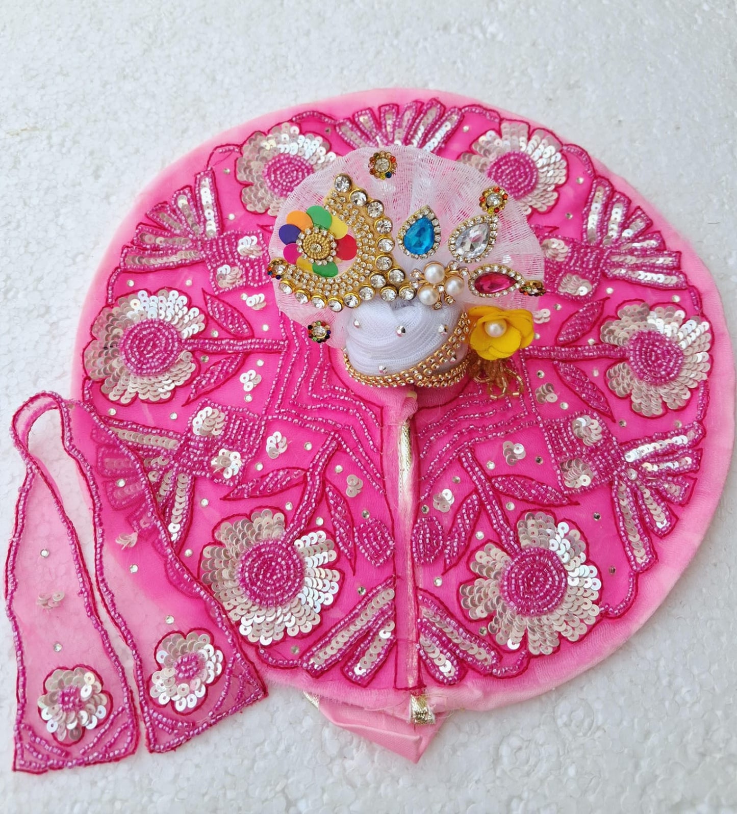 5 no. Heavy handwork dress with pagdi and patka