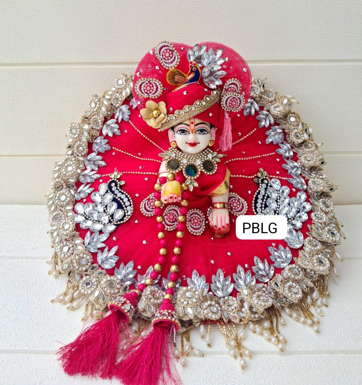 Peacock 🦚 heavy dress with pagdi and patka
